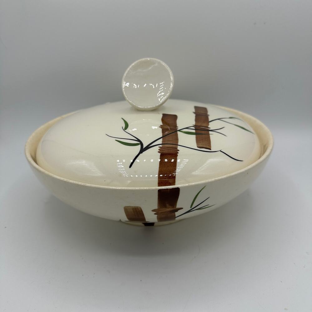 Vintage Bamboo by Stetson  Vegetable Bowl Lid with FREE BOWL